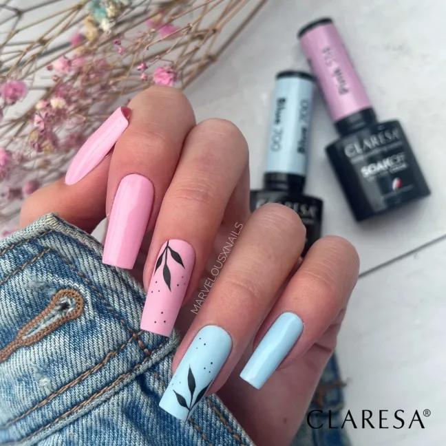 BLUE 700 Claresa 5ml - Semipermanente azzurro chiaro Polish soakoff