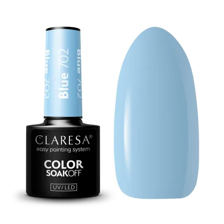BLUE 702 Claresa 5ml - Semipermanente celeste Polish soakoff