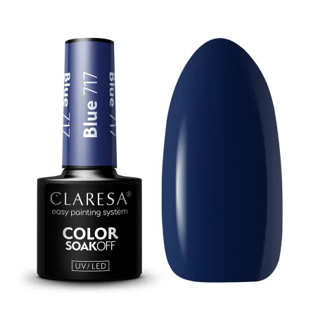 BLUE 717 Claresa 5ml - Semipermanente blu petrolio Polish soakoff