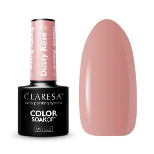 DUSTY ROSE 2 Claresa 5ml - Semipermanente nude Polish soakoff