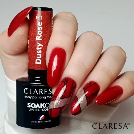 DUSTY ROSE 3 Claresa 5ml - Semipermanente nude Polish soakoff