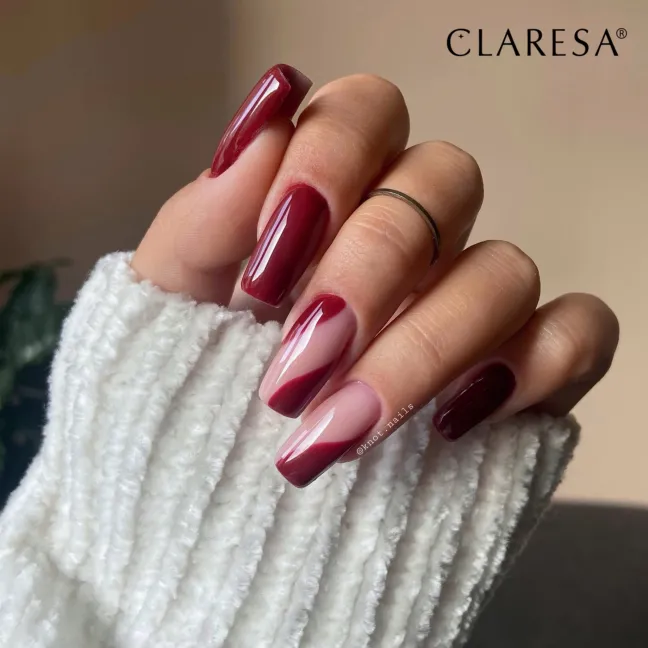 DUSTY ROSE 4 Claresa 5ml - Semipermanente bordeaux Polish soakoff