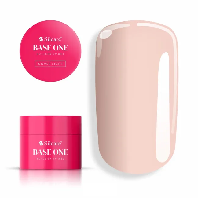 COVER LIGHT 50gr Silcare - Builder Gel nude chiaro costruttore Hemafree Baseone
