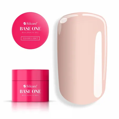 COVER LIGHT 50gr Silcare - Builder Gel nude chiaro costruttore Hemafree Baseone