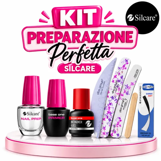 Kit PREPARAZIONE PERFETTA Silcare - preparatori + lime