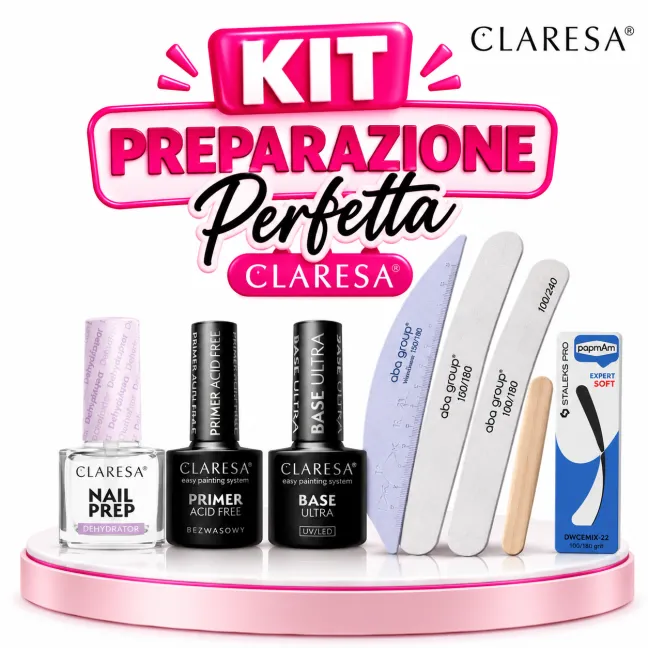 Kit PREPARAZIONE PERFETTA Claresa - preparatori + lime