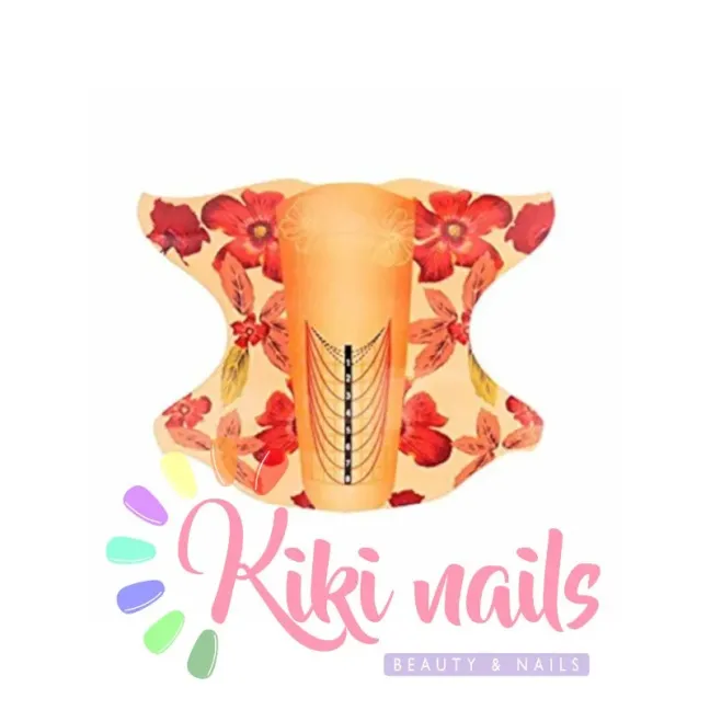 Cartine nail form mandorla orange 100 pz, unghie Altro, NAILFORM CARTINE - TIP unghie.