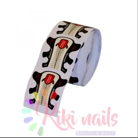 Cartine nail form in alluminio "Stiletto alluminium" 100 pz, unghie Altro, NAILFORM CARTINE - TIP unghie.