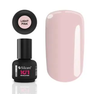 Base Revolution 10in1 LIGHT PINK Hibryd gel Silcare 15 ml, unghie Silcare, BASI & TOP unghie.