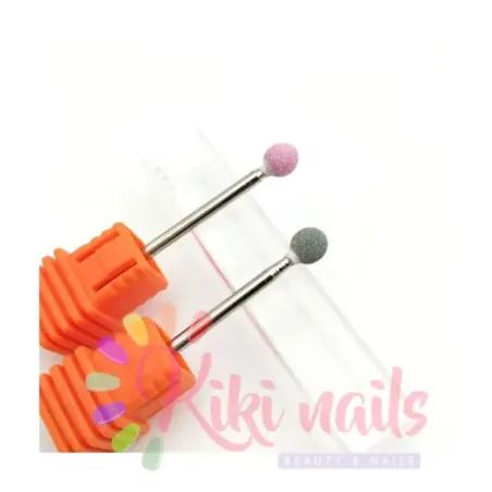 Punta fresa cuticole,forma sfera, in pietra pomice, unghie Allepaznokcie, OUTLET unghie.