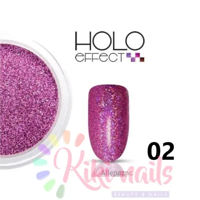 Glitter olografici EFFEKT HOLO allepaznokcie 0.1mm, vari colori, 2.5 gr, unghie Allepaznokcie, GLITTER - POLVERI - PIGMENTI ungh