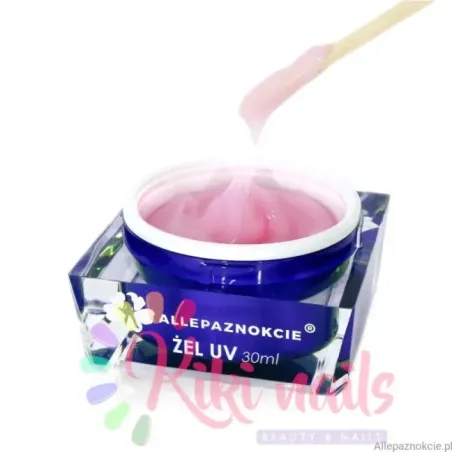 Gel costruttore JELLY MILKY PINK Allepaznokcie 30 gr, unghie Allepaznokcie, GEL COSTRUTTORI unghie.