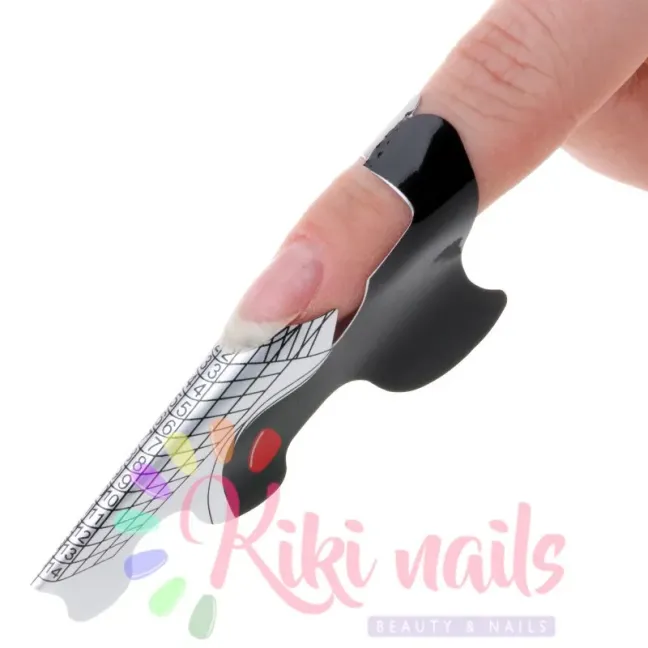 Cartine nail form in alluminio PREMIUM MOLLYLAC Allepaznokcie 100 pz, unghie Allepaznokcie, NAILFORM CARTINE - TIP unghie.