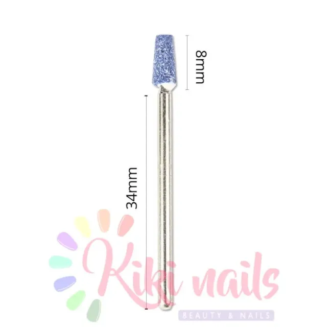 Punta fresa cuticole, forma piramide corto, in pietra pomice, unghie Allepaznokcie, OUTLET unghie.