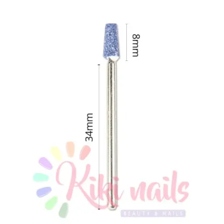 Punta fresa cuticole, forma piramide corto, in pietra pomice, unghie Allepaznokcie, OUTLET unghie.