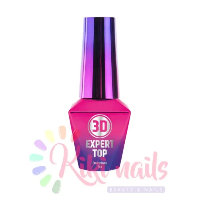 Finish con dispersione 3D EXPERT Mollylac Allepaznokcie 10 ml, unghie Allepaznokcie, BASI & TOP unghie.