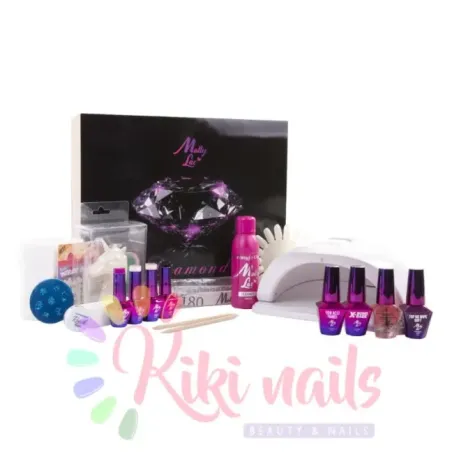KIT base DIAMOND COMPLETO ALLEPAZNOKCIE, con lampada e accessori, unghie Allepaznokcie, KIT RISPARMIO unghie.