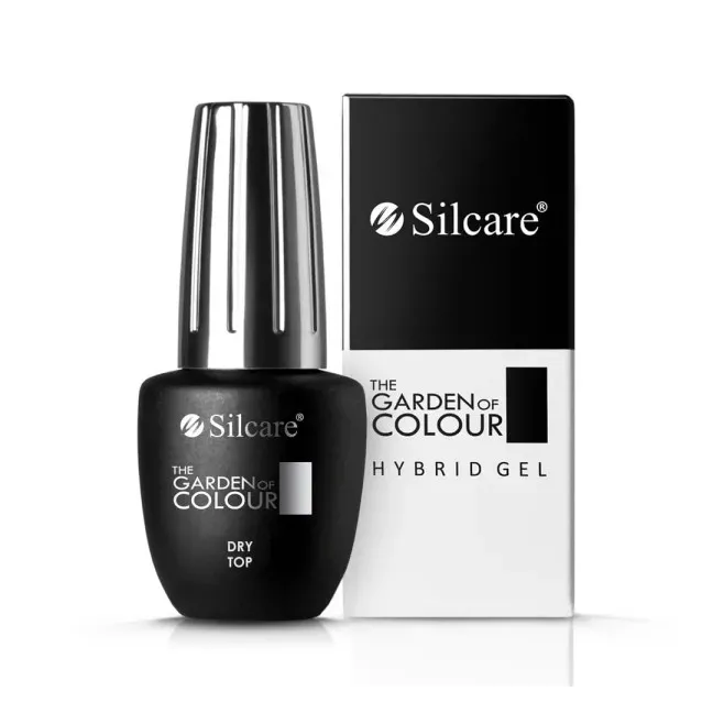 Finish senza dispersione DRY TOP  Garden of colour Silcare 15 gr, unghie Silcare, BASI & TOP unghie.