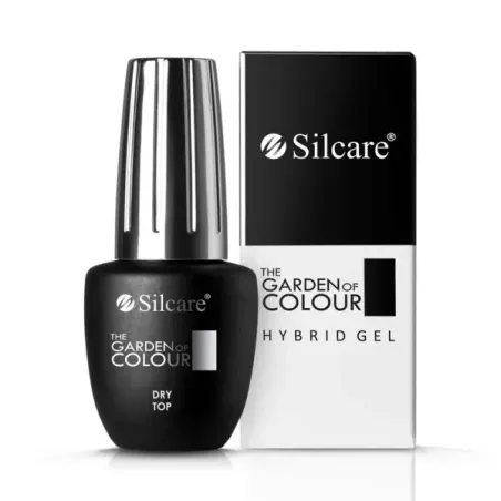 Finish senza dispersione DRY TOP  Garden of colour Silcare 15 gr, unghie Silcare, BASI & TOP unghie.