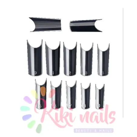 Busta 500 nail TIP trasparenti senza scalino, forma square, unghie Altro, OUTLET unghie.