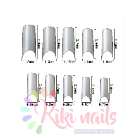 Busta 500 nail TIP trasparenti senza scalino, forma square, unghie Altro, OUTLET unghie.