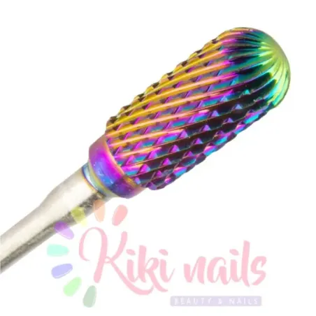 Punta fresa smontaggio, forma cilindro arrotondato, in carbide tungsteno, unghie Allepaznokcie, PUNTE FRESA unghie.