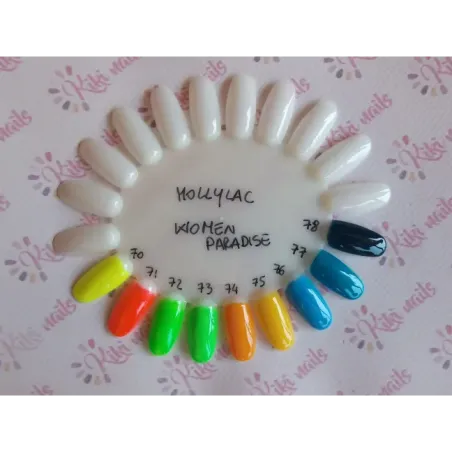 Semipermanente Mollylac WOMEN IN PARADISE Allepaznokcie 5 ml, unghie Allepaznokcie, SEMIPERMANENTI unghie.