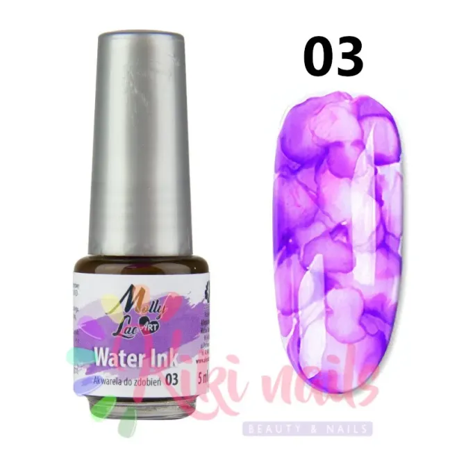 Acquarello Mollylac WATER INK Allepaznokcie 5 ml, unghie Allepaznokcie, OUTLET unghie.
