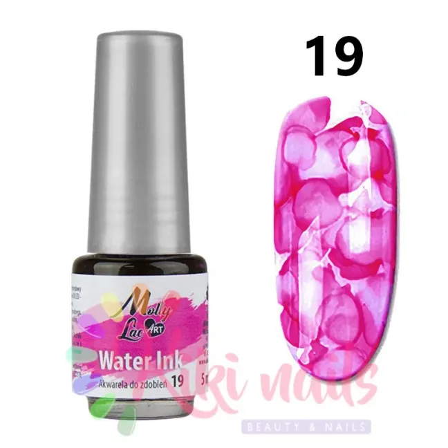 Acquarello Mollylac WATER INK Allepaznokcie 5 ml, unghie Allepaznokcie, OUTLET unghie.