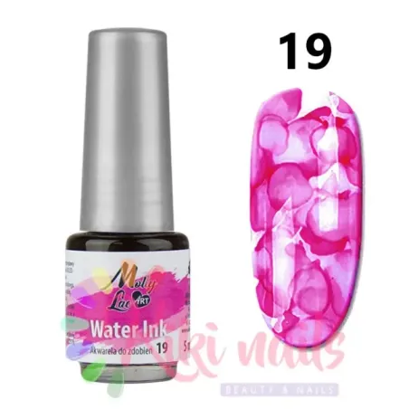 Acquarello Mollylac WATER INK Allepaznokcie 5 ml, unghie Allepaznokcie, OUTLET unghie.