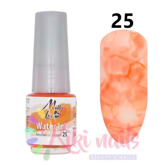 Acquarello Mollylac WATER INK Allepaznokcie 5 ml, unghie Allepaznokcie, OUTLET unghie.