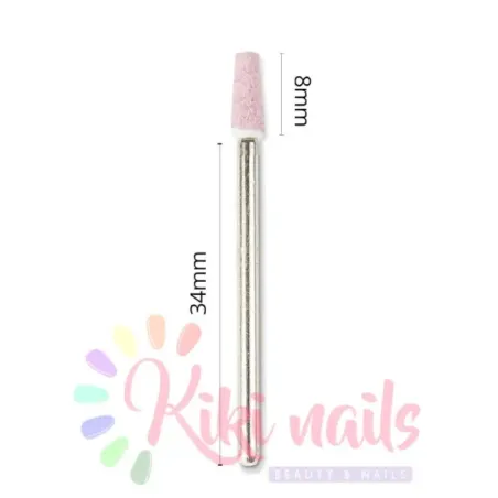 Punta fresa cuticole, forma piramide, in pietra pomice ALLEMED, unghie Allepaznokcie, OUTLET unghie.