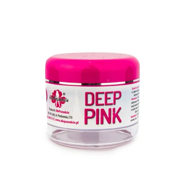 Polvere acrilica costruttore DEEP PINK Allepaznokcie 30 gr, unghie Allepaznokcie, ACRILICO unghie.