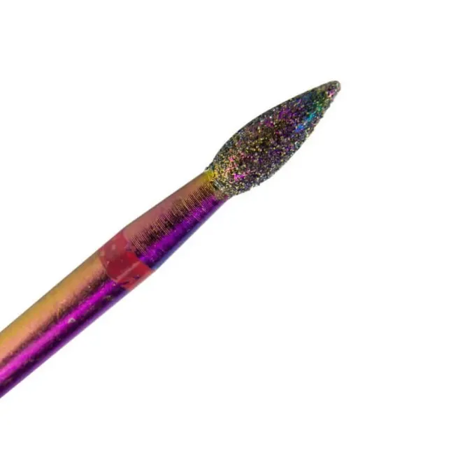 Punta fresa cuticole, forma pesciolino, in diamante, unghie Allepaznokcie, PUNTE FRESA unghie.