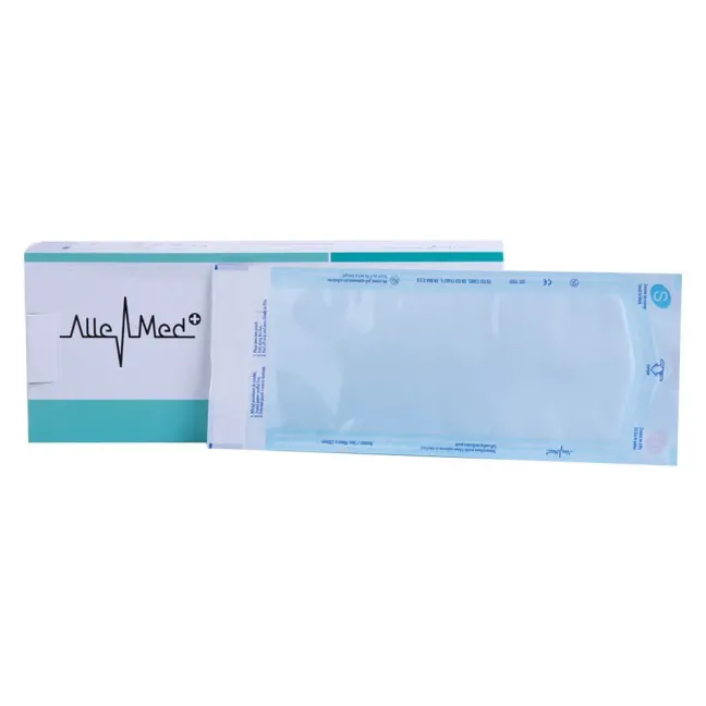 Buste per sterilizzazione autosigillanti 90x230 mm Medal 200 pz, unghie Allepaznokcie, MONOUSO unghie.