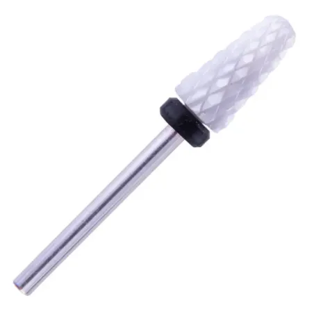 Punta fresa smontaggio aggressiva, forma piramide, in ceramica, unghie Allepaznokcie, PUNTE FRESA unghie.