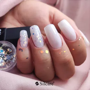 Semipermanente hybrid Flexy bianco lattiginoso LIMITED EDITION n. 202, unghie Silcare, SEMIPERMANENTI unghie. 2