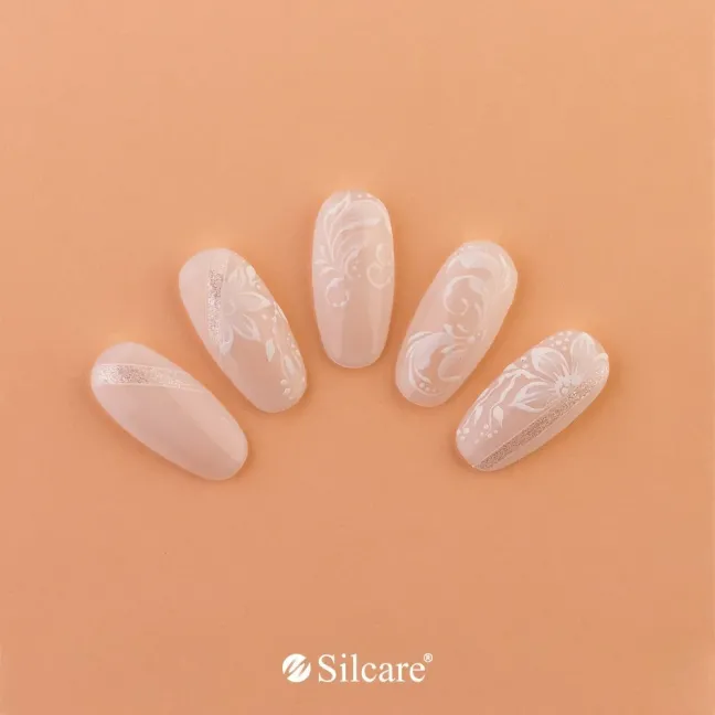 Semipermanente hybrid Flexy bianco lattiginoso LIMITED EDITION n. 202, unghie Silcare, SEMIPERMANENTI unghie.