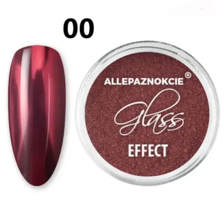 Polvere effetto specchio/mirror monocolore GLASS Mollylac 1gr, unghie Allepaznokcie, GLITTER - POLVERI - PIGMENTI unghie.