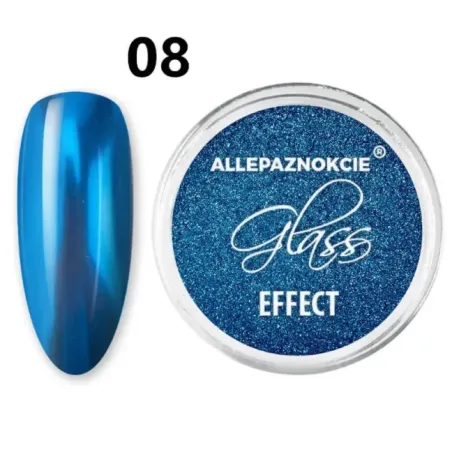 Polvere effetto specchio/mirror monocolore GLASS Mollylac 1gr, unghie Allepaznokcie, GLITTER - POLVERI - PIGMENTI unghie.
