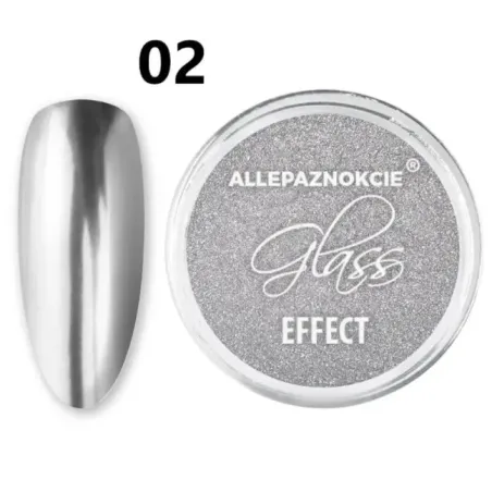 Polvere effetto specchio/mirror monocolore GLASS Mollylac 1gr, unghie Allepaznokcie, GLITTER - POLVERI - PIGMENTI unghie.