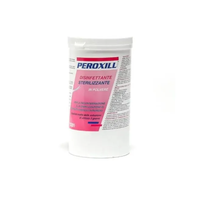 Disinfettante in polvere, acido peracetico PEROXILL 2000, ossigeno attivo 1kg, unghie Allepaznokcie, OUTLET unghie.