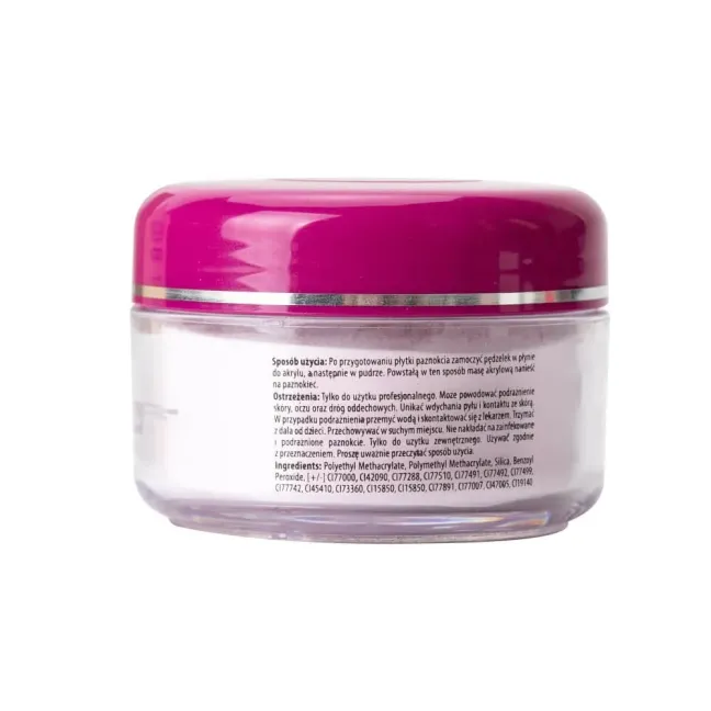 Polvere acrilica costruttore DEEP PINK Allepaznokcie 30 gr, unghie Allepaznokcie, ACRILICO unghie.