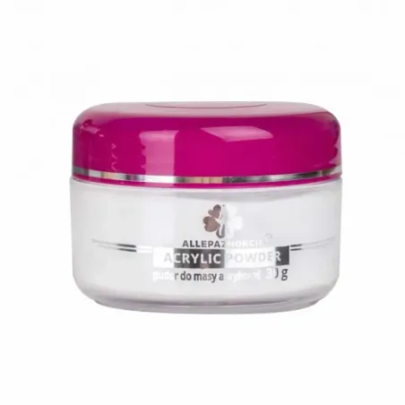 Polvere acrilica costruttore EXTREME WHITE Allepaznokcie 30 gr, unghie Allepaznokcie, ACRILICO unghie.