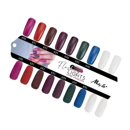 Semipermanente Mollylac FLASHING LIGHTS THERMO Allepaznokcie 5 ml, unghie Allepaznokcie, SEMIPERMANENTI unghie.