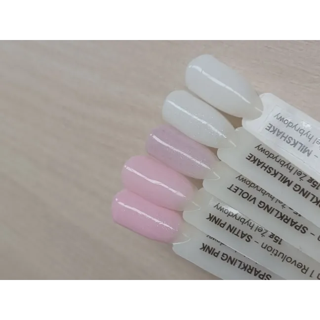 Base Revolution 10in1 MILKSHAKE Hibryd gel Silcare 15 ml, unghie Silcare, BASI & TOP unghie.