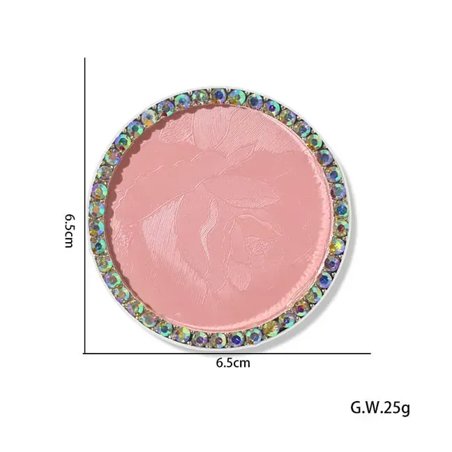 Cornice espositore tip rotondo decorativo rosa con brillanti, unghie Altro, OUTLET unghie.