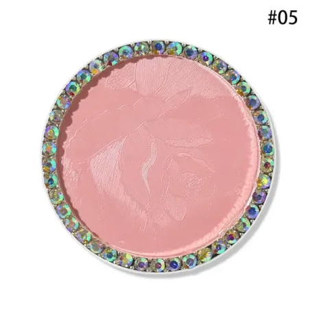 Cornice espositore tip rotondo decorativo rosa con brillanti, unghie Altro, OUTLET unghie.