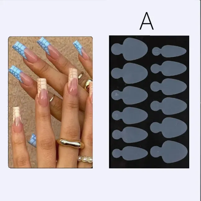 Stampo french smile line in silicone per dual form A, unghie Altro, OUTLET unghie.