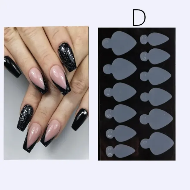 Stampo french smile line in silicone per dual form D, unghie Altro, OUTLET unghie.